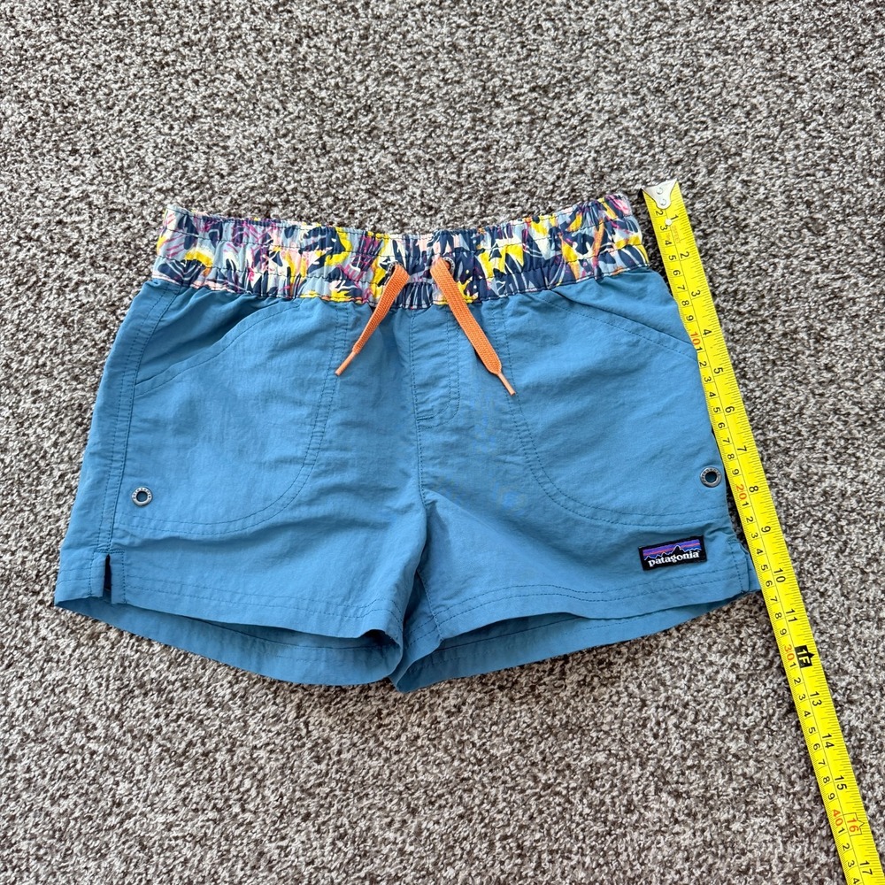 Patagonia Costa Rica Baggies Shorts 3" for Kids Wetland Blue Size M 10